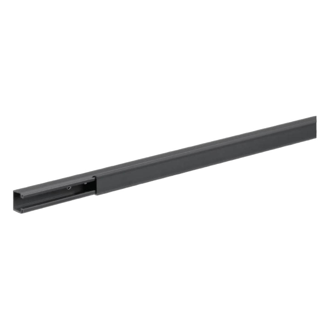 Matarkanal LF 15x15 Tejp Svart Svart (RAL 9011), 15 x 15 mm