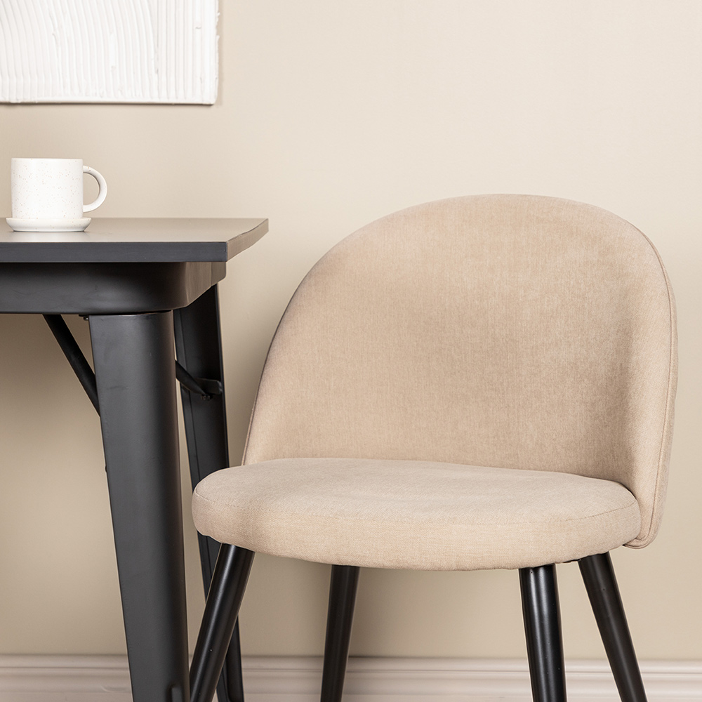 Matgrupp Venture Home Tempe med 2 Velvet Stitches Stolar