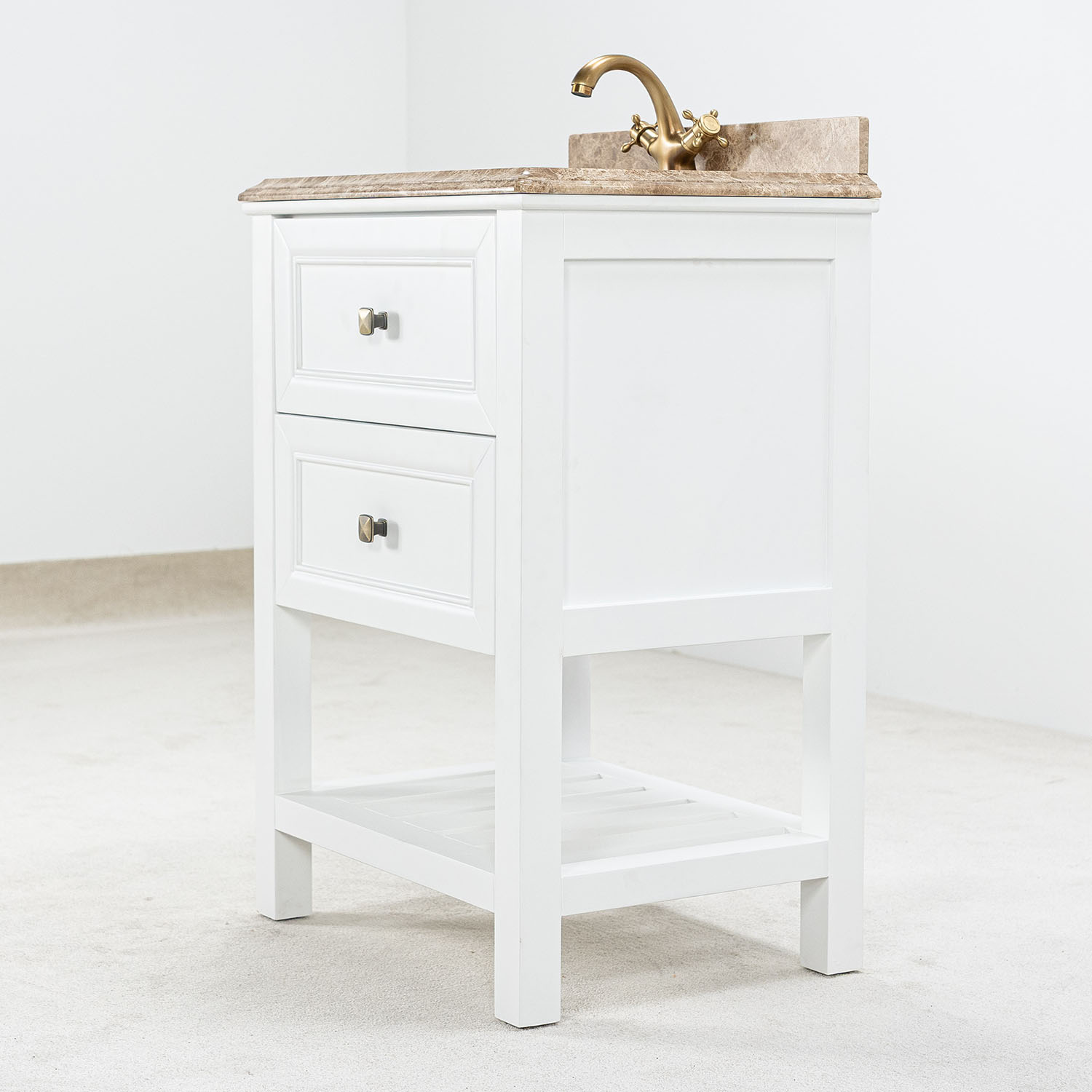 Tvättställsskåp Vesani Utah Beige Marmor