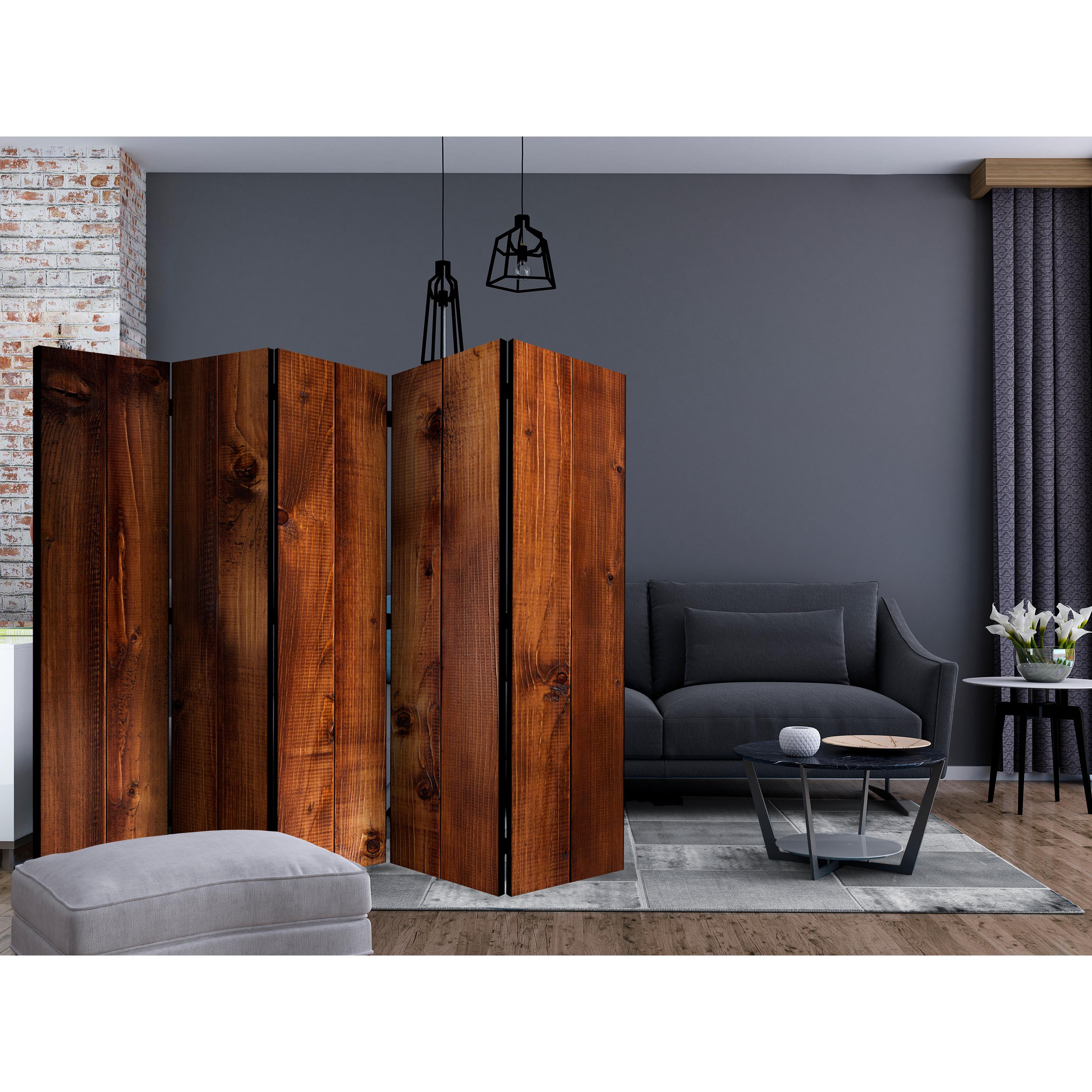 Rumsavdelare Skärmvägg Arkiio Pine Board II 225x172 cm