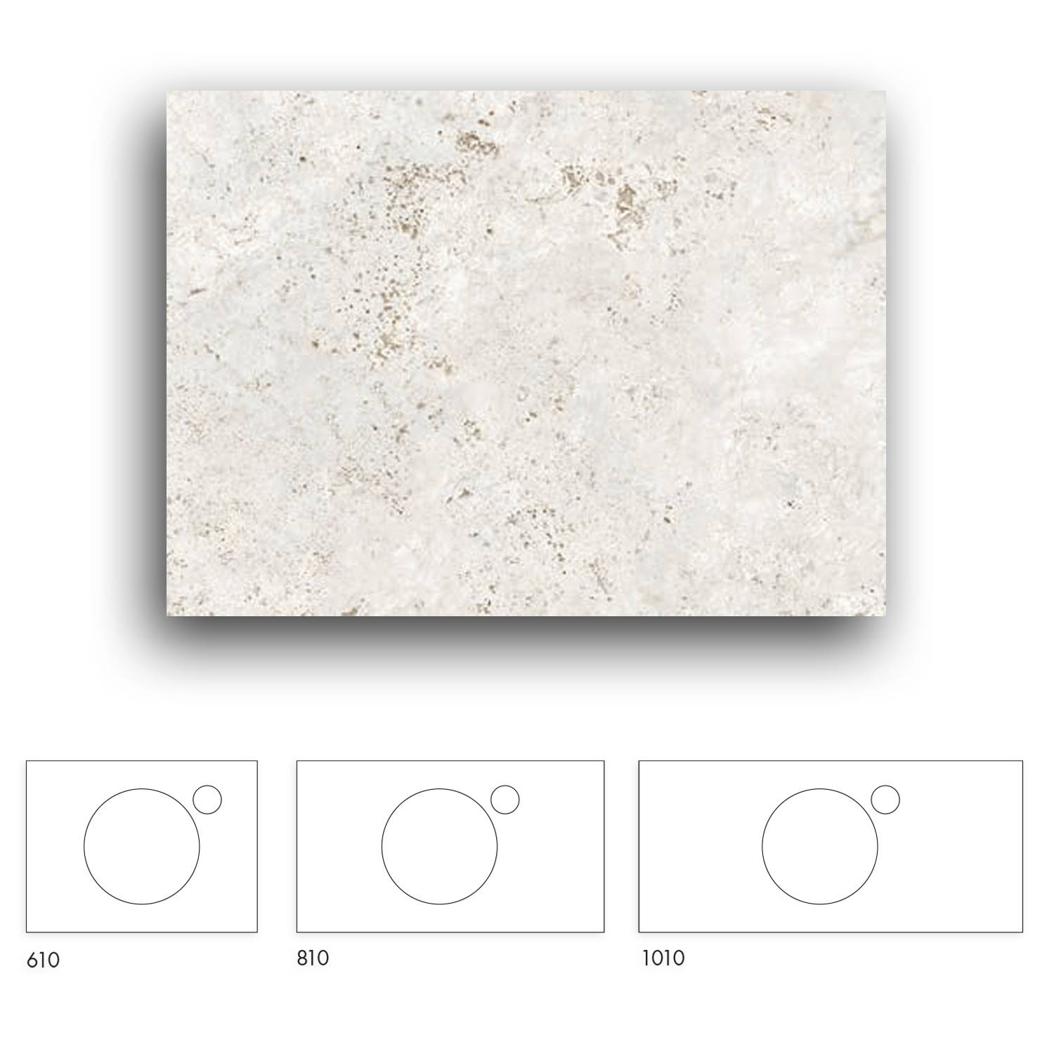 Sabbia De 1010x460x12 CeH Bredd: 1100, Sabbia
