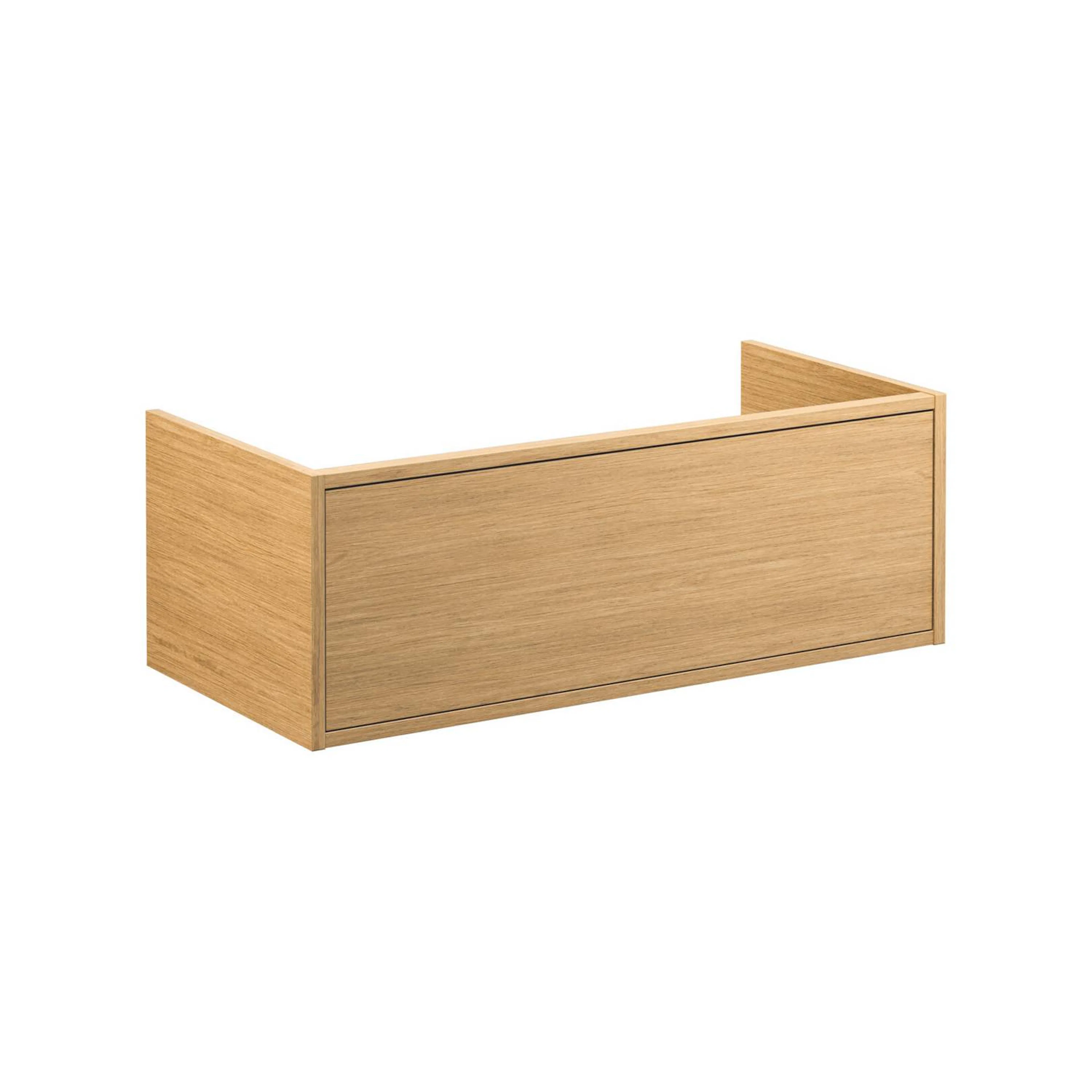 Kommodskåp Ducentic - 100 cm. Ljus ekfaner Ljus Ek