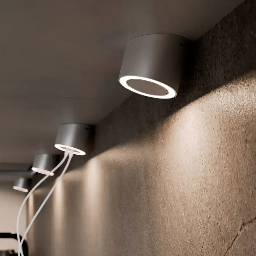 LED -spot Unika 24V/4,5W 2700K rf-look Rostfri look