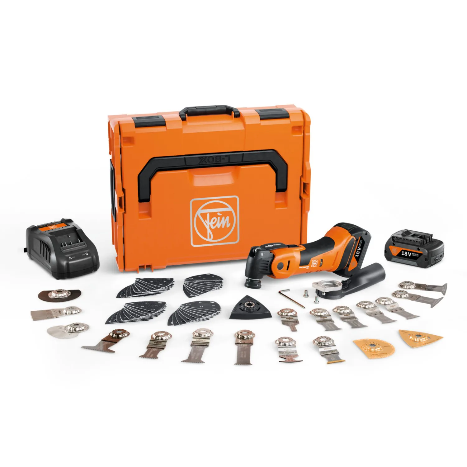 Multiverktyg Fein Multimaster AMM 700 Max Top 4Ah AS med Batteri och Laddare