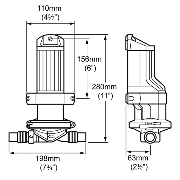 Tömnings- och Länspump Whale Gulper 320