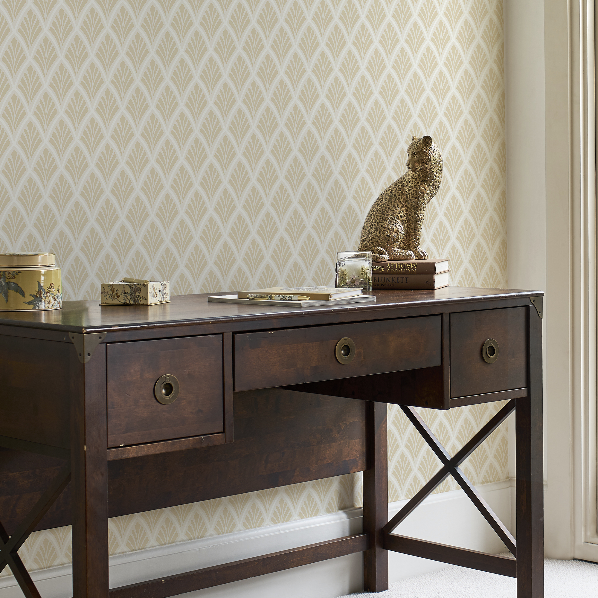 Tapet Laura Ashley Florin Gold