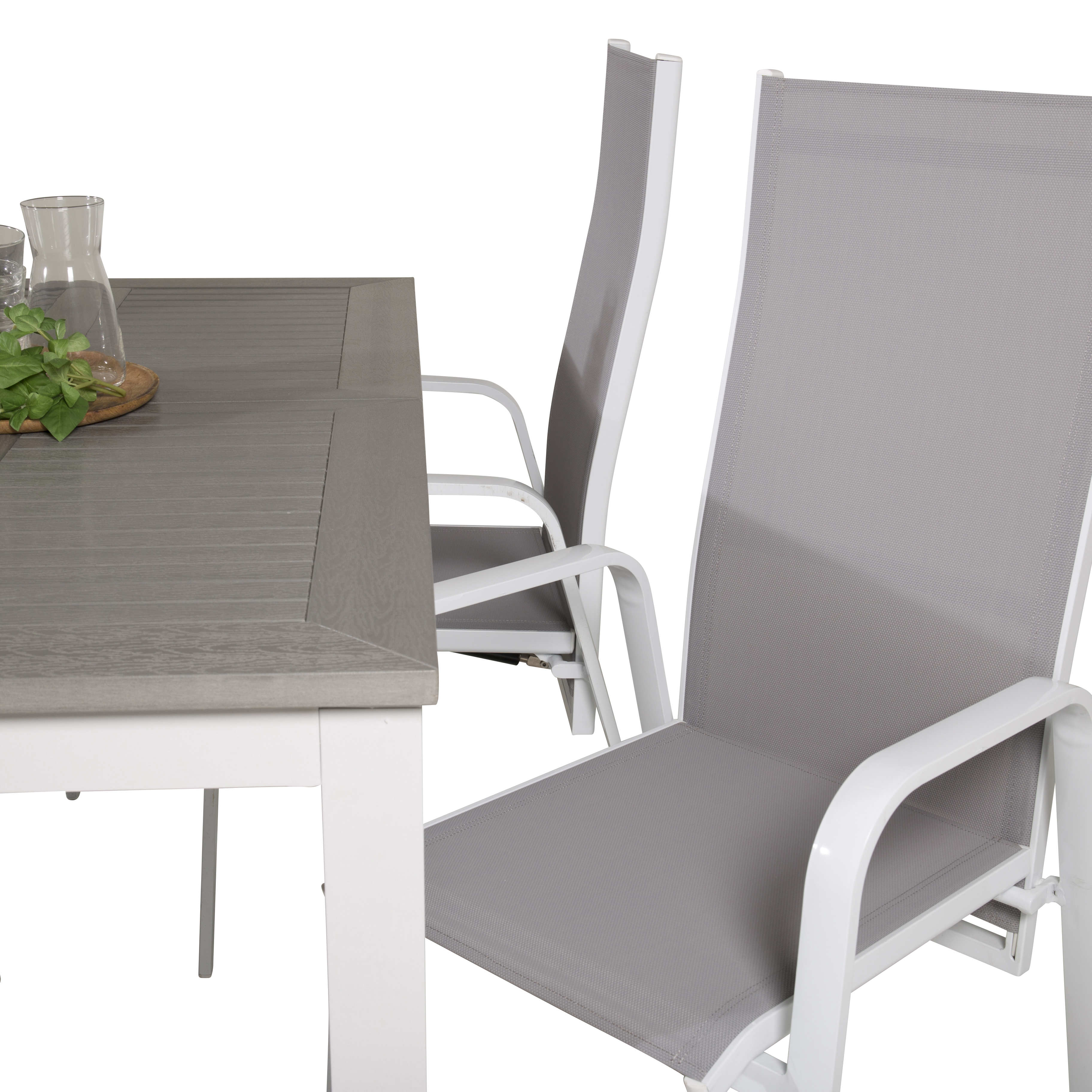 Matgrupp Venture Home Aleyna 160/240 med 4 Copacabana Matstolar