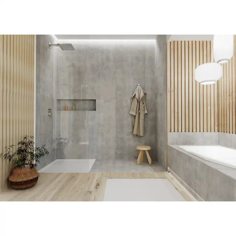 Inbyggnadsbadkar Kaldewei MinixStorlek: 1570x700x420 mm, Färg: Manhattan, Utförande: Höger