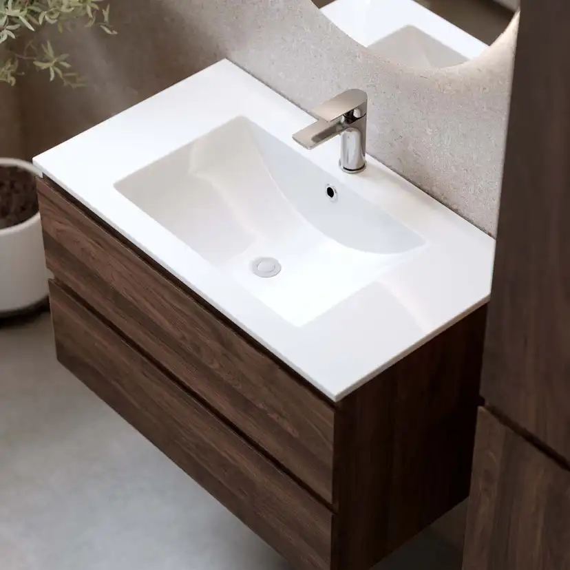 Tvättställsskåp Bathlife Eufori Valnöt
