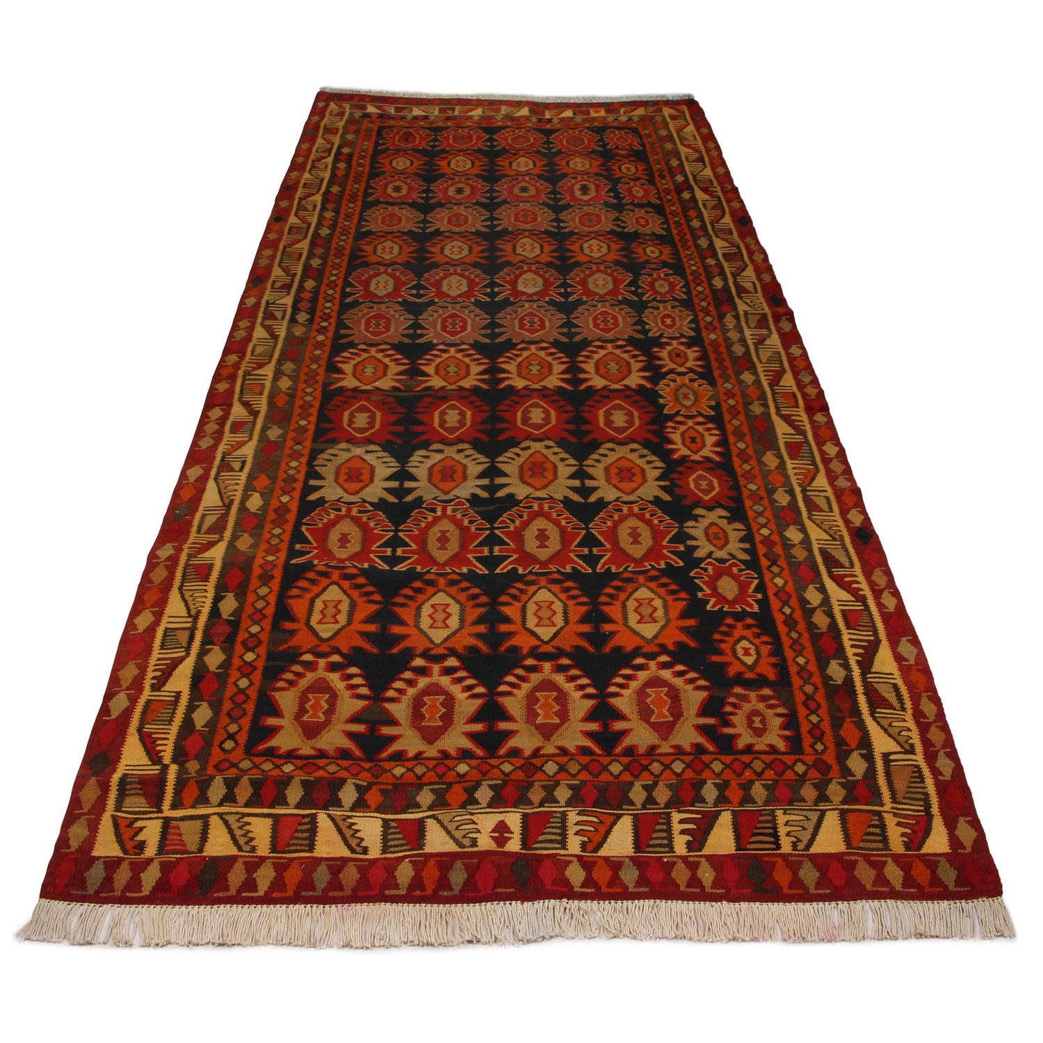 Orientalisk matta Arkiio Kelim Exklusiv Flerfärgad 157x400