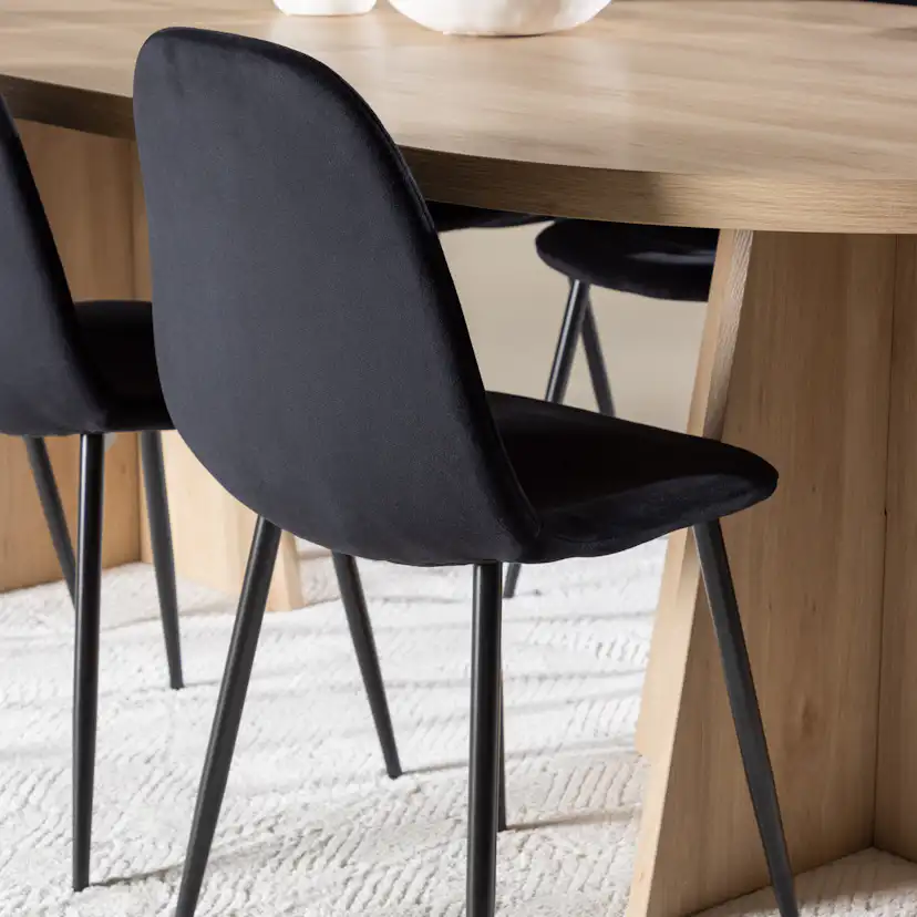 Matgrupp Venture Home Bootcut 230 med 6 st Polar Stolar Sammet