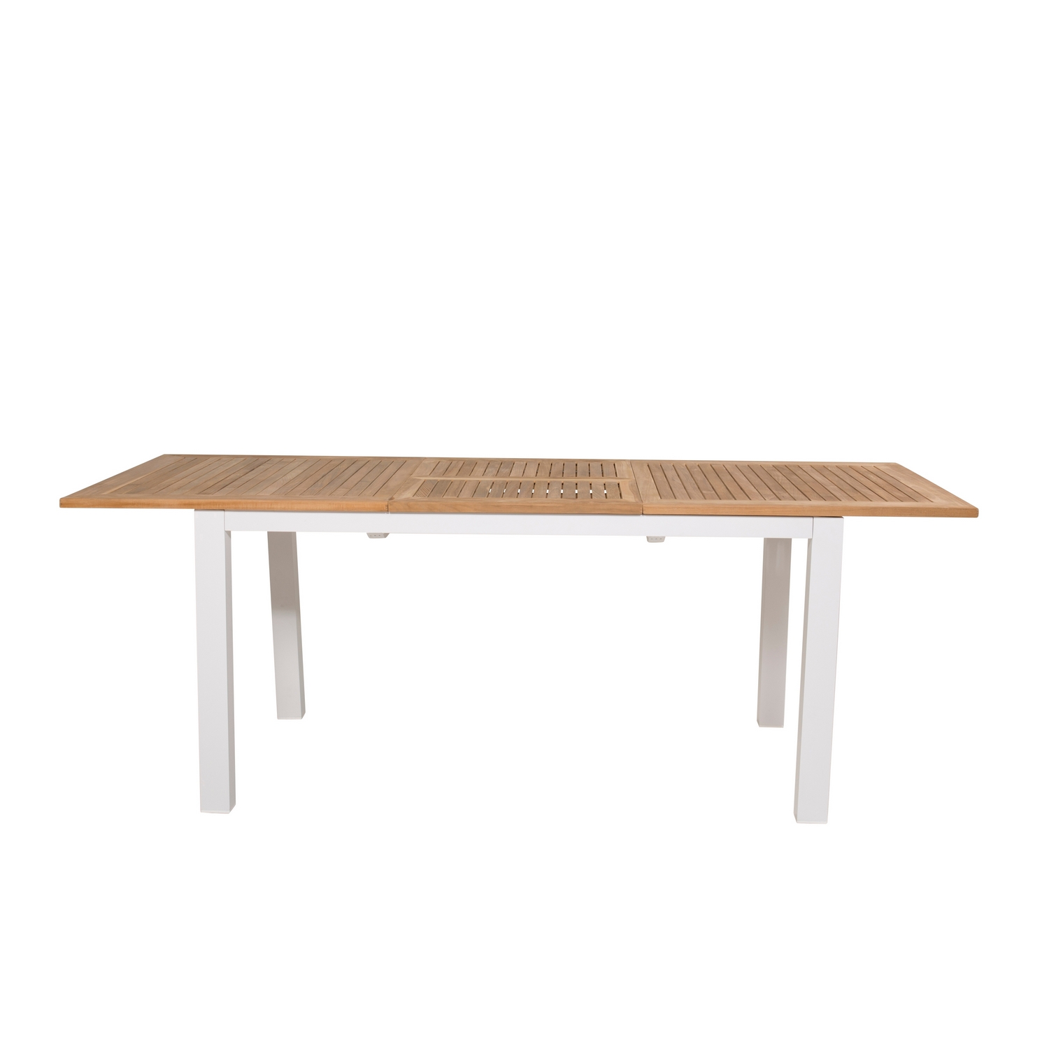 Panama - Table - 152/210*90 - Vit Alu/Teak Vit/Teak