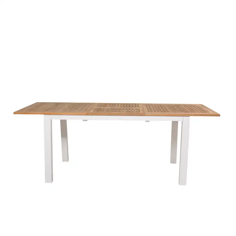 Panama - Table - 152/210*90 - Vit Alu/Teak Vit/Teak