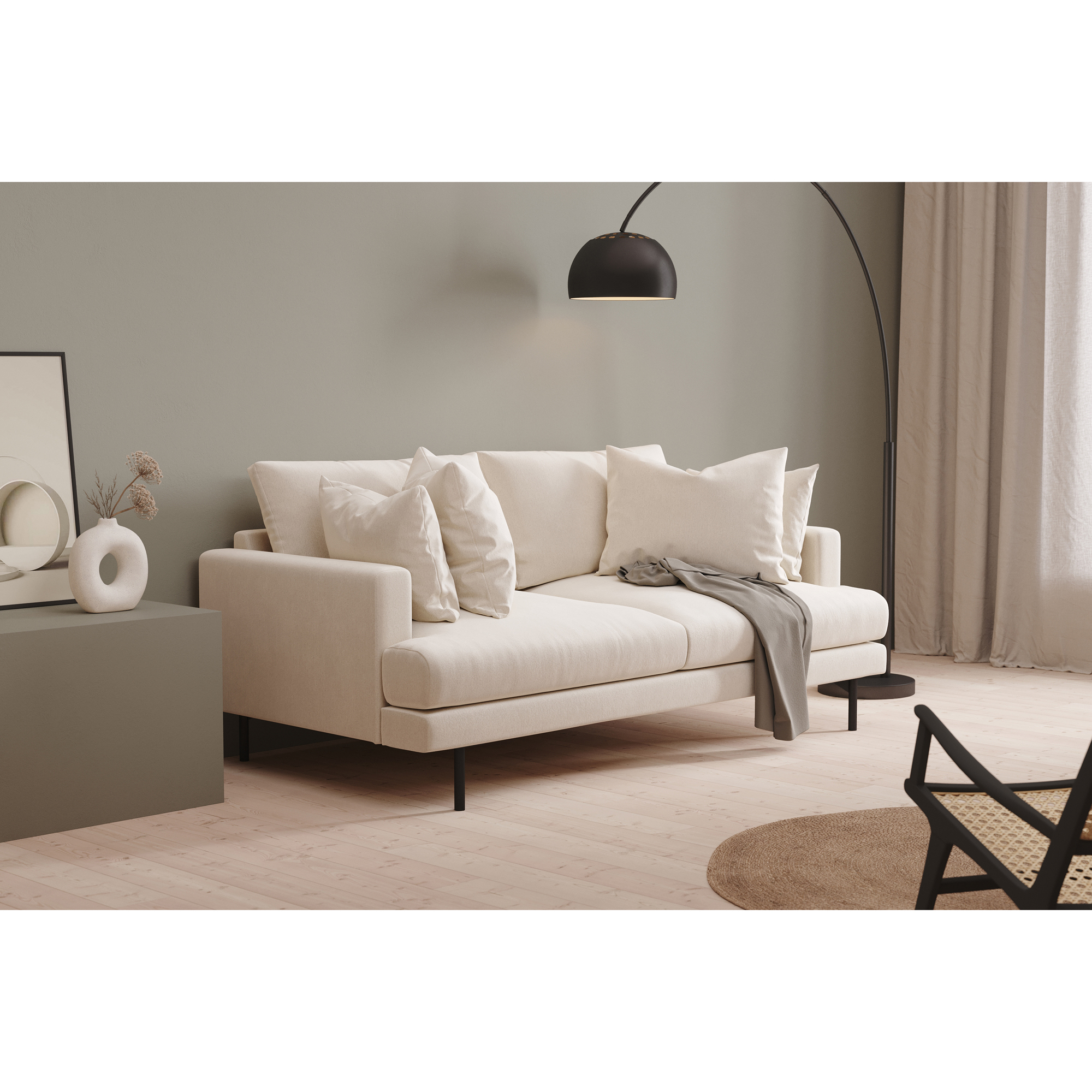 3-sitssoffa Scandi Days Menard Djup 205 cm