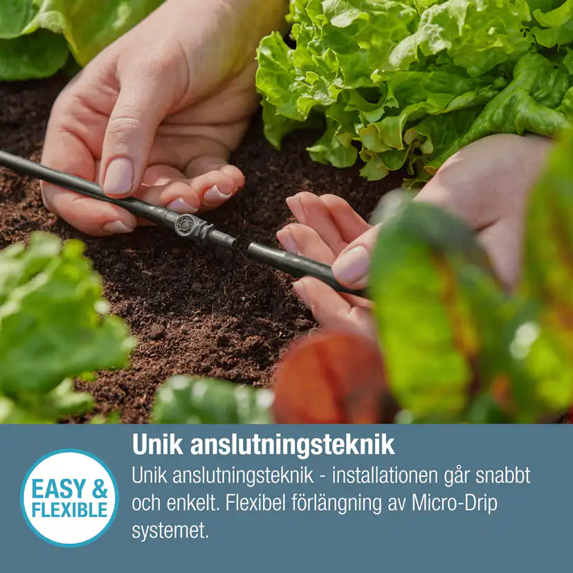 Skarvkoppling Gardena Micro-Drip 4,6 mm