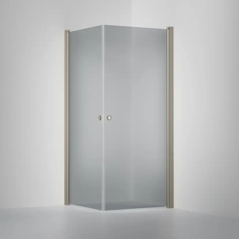 Duschvägg Linc Angel 900x1000 mm, Gråtonat Glas, Stone