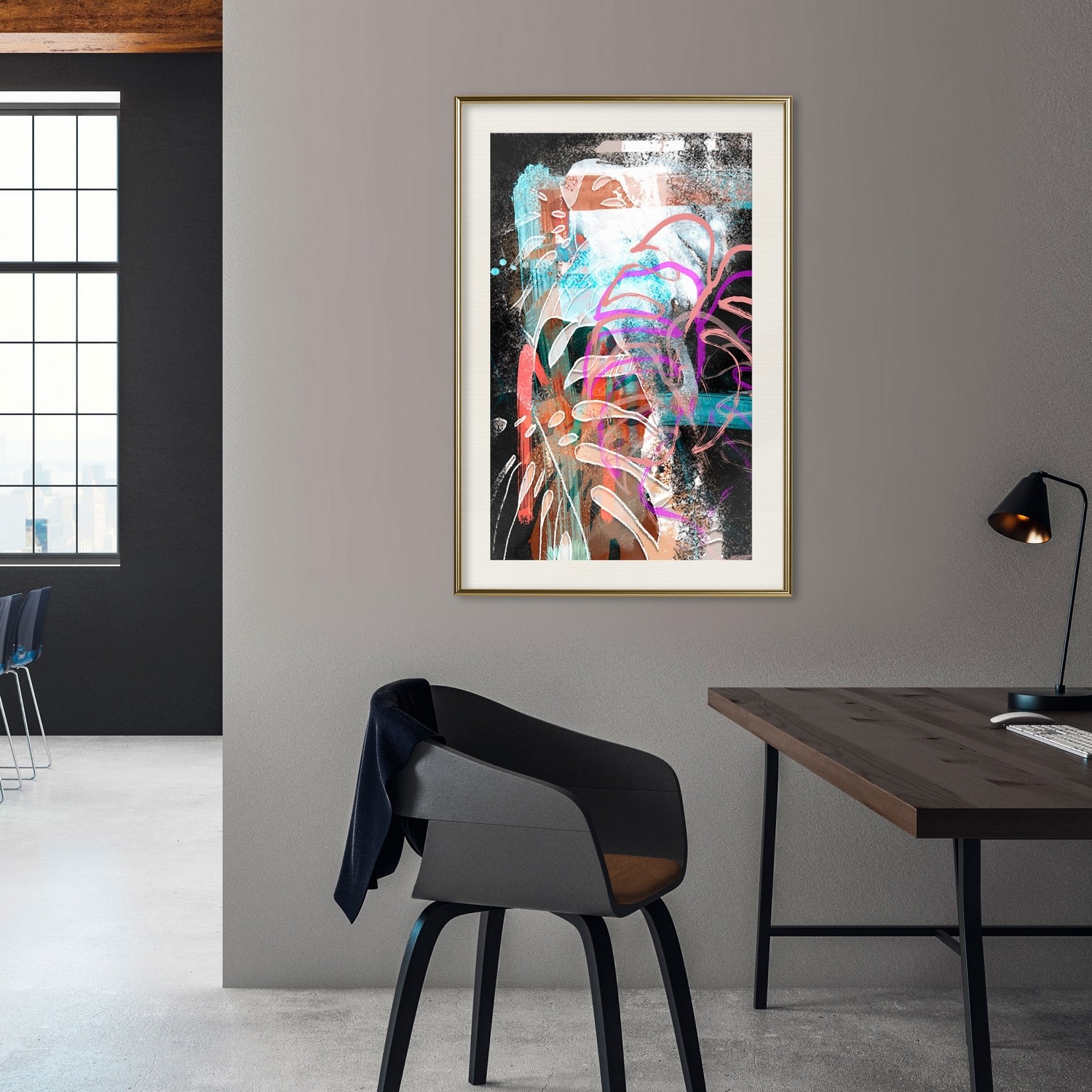 Poster Artgeist Affisch Colourful Expression