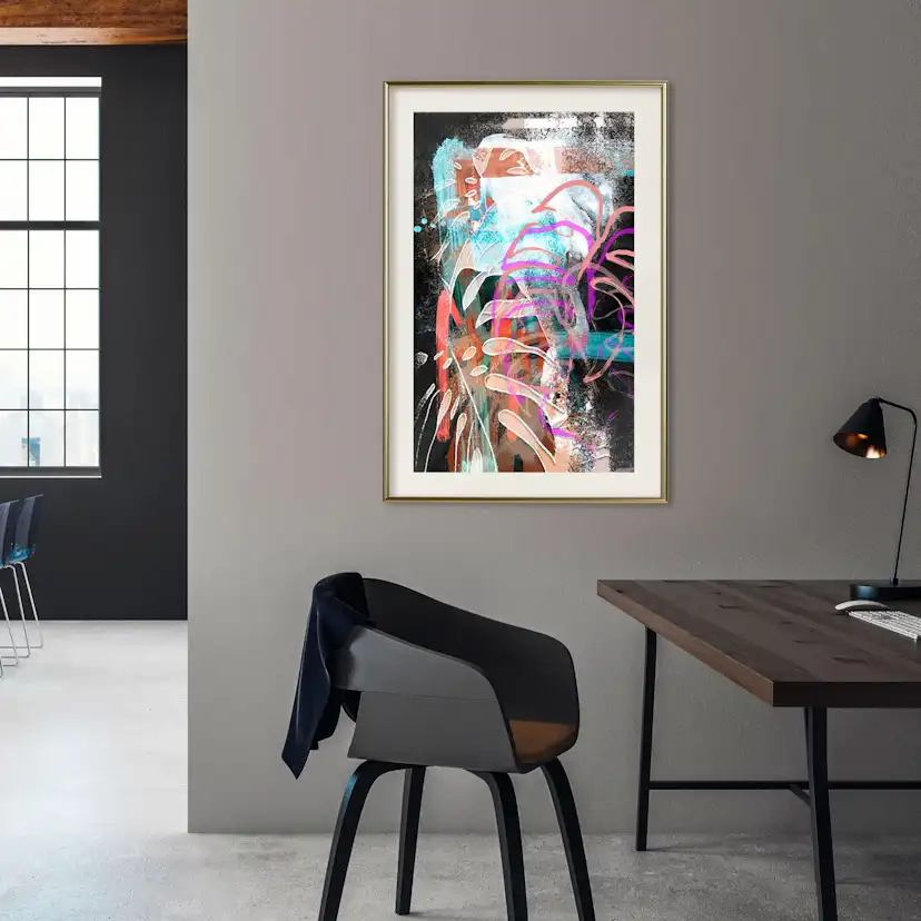 Poster Artgeist Affisch Colourful Expression