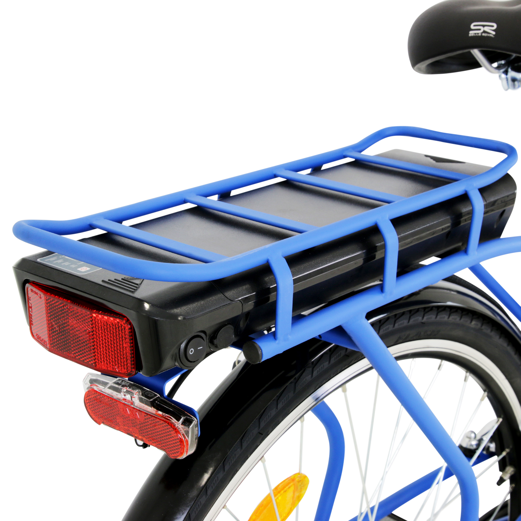 Elcykel Lyfco Dam 28" med Cykeldator Blå