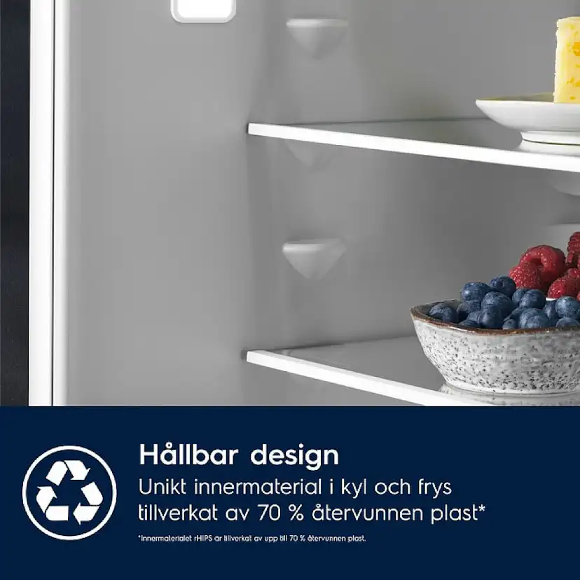 Kombinerad Kyl/Frys Electrolux Serie 600 LNA6LE18S Integrerad