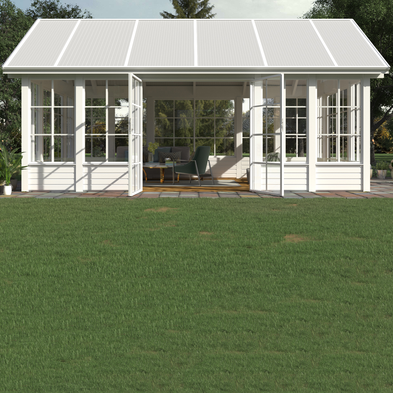 Växthus/Orangeri Landskap Grönska Sommar 25 kvm