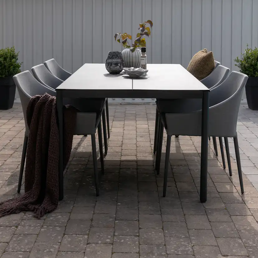 Matgrupp Venture Home Modena 200x100 cm med 6 Spoga Matstolar