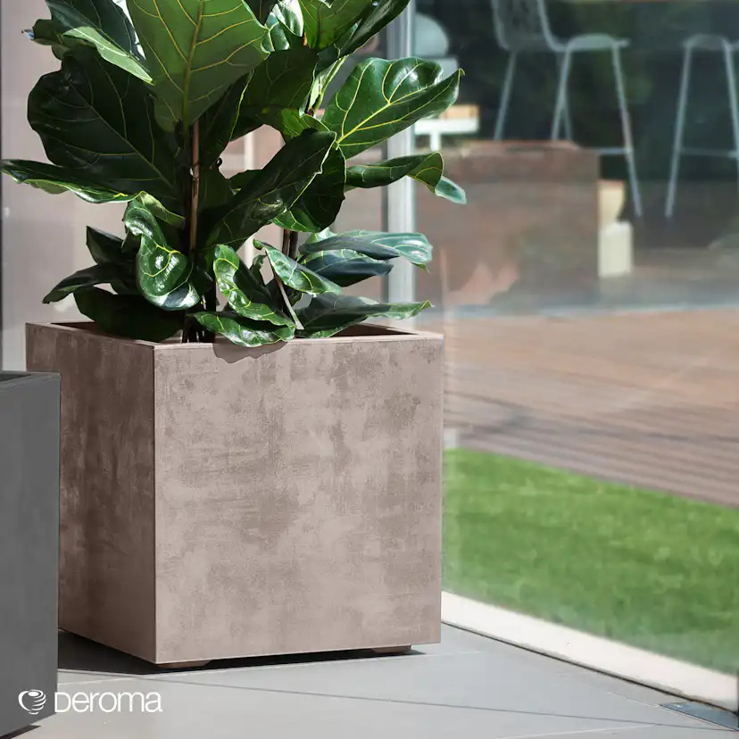 Kruka Deroma Millennium Sandstone Fyrkantig 39 x 39 x 39 cm