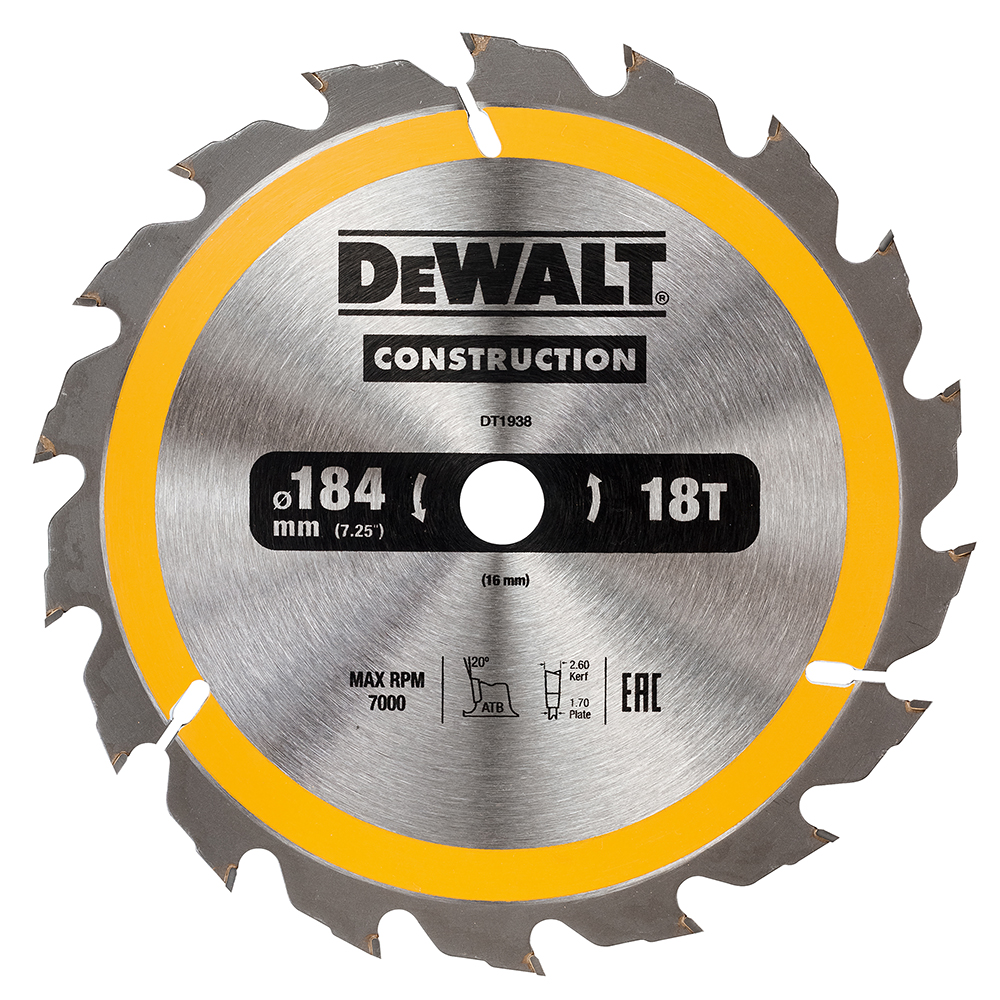 Cirkelsågblad DeWalt DT19-QZ