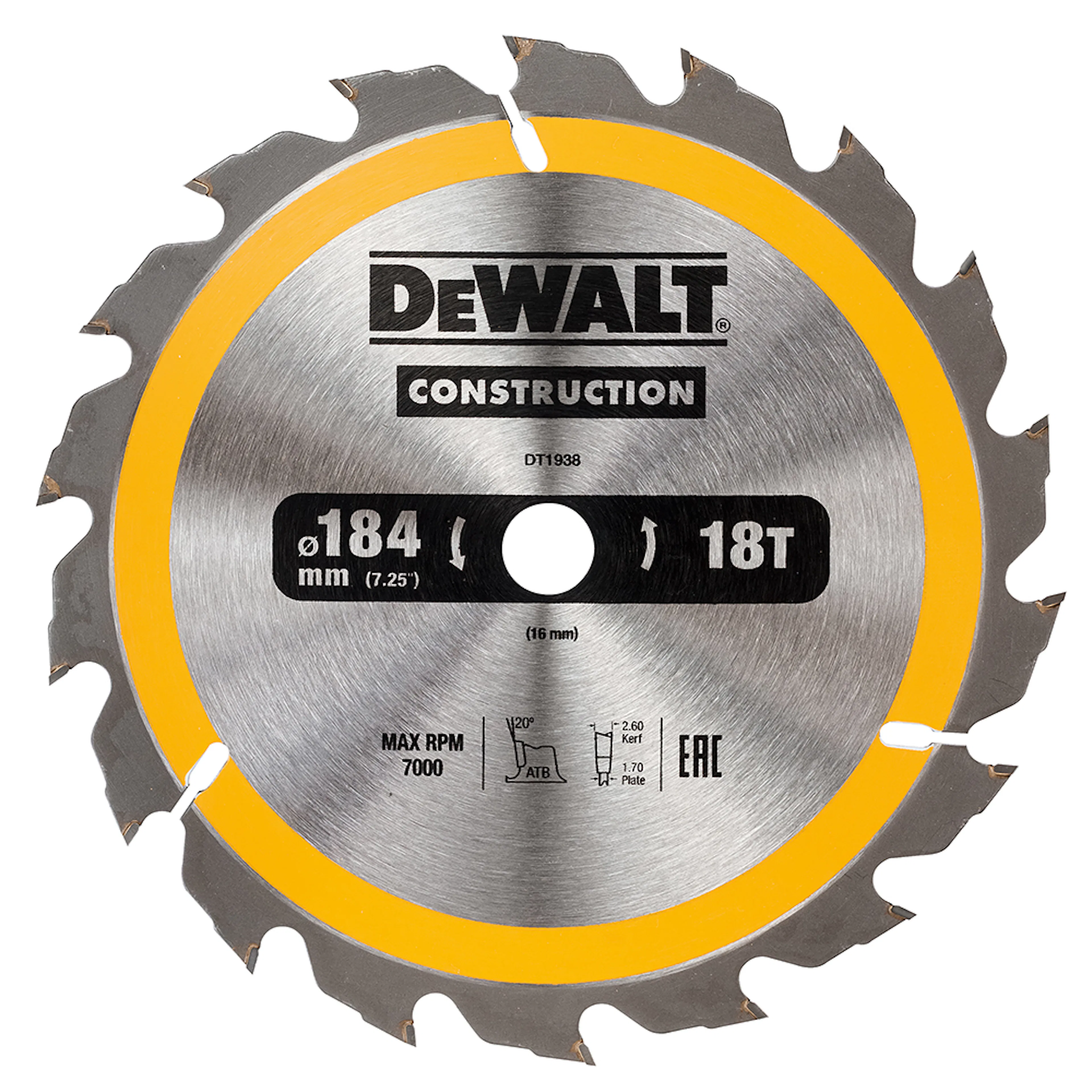 Cirkelsågblad DeWalt DT19-QZ