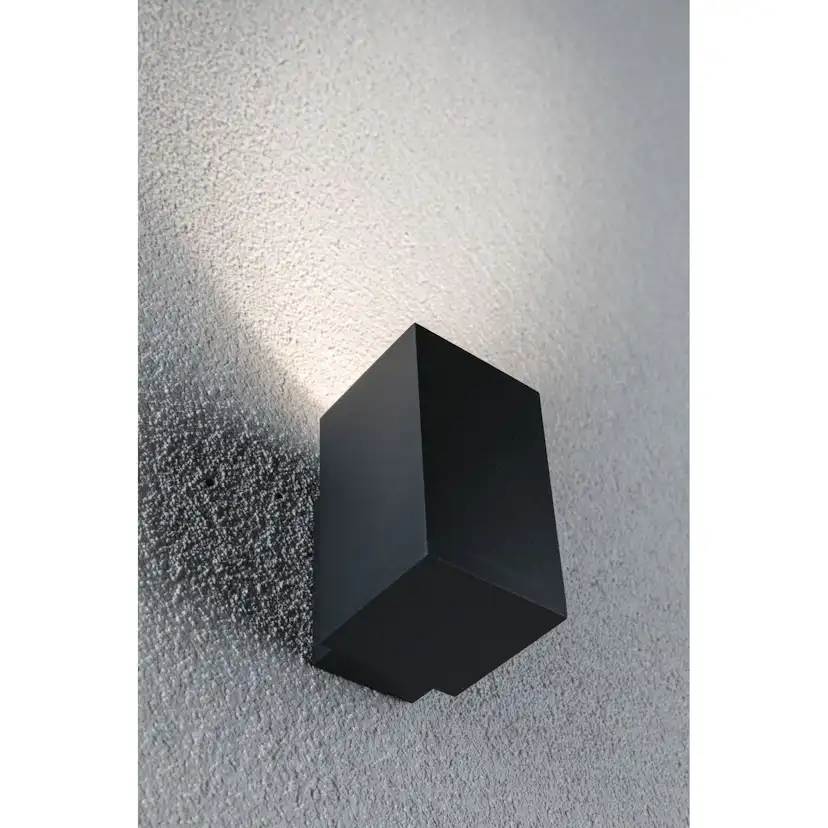 Fasadbelysning Paulmann Flame LED Nedåtljus IP44 230V Färg: Antracit, Ljus: Soft White