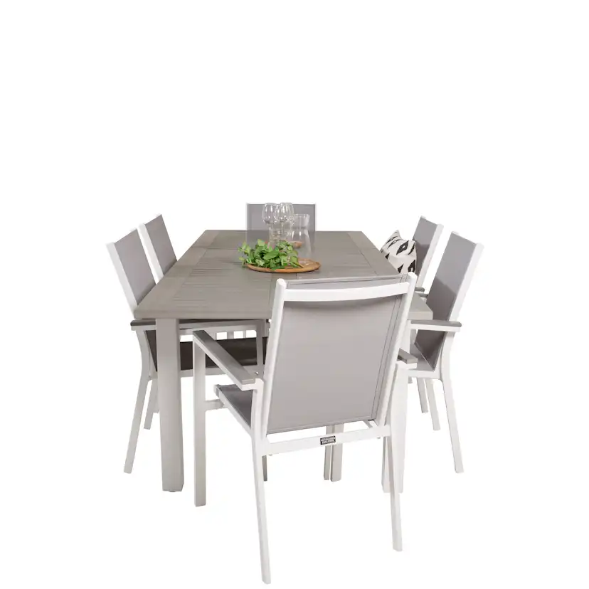 Matgrupp Venture Home Aleyna 152/210 med 6 Pincy Stolar