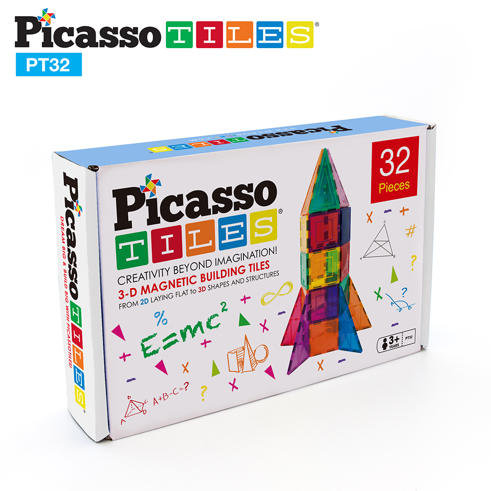 Magnetplattor Picasso Tiles 32 bitar
