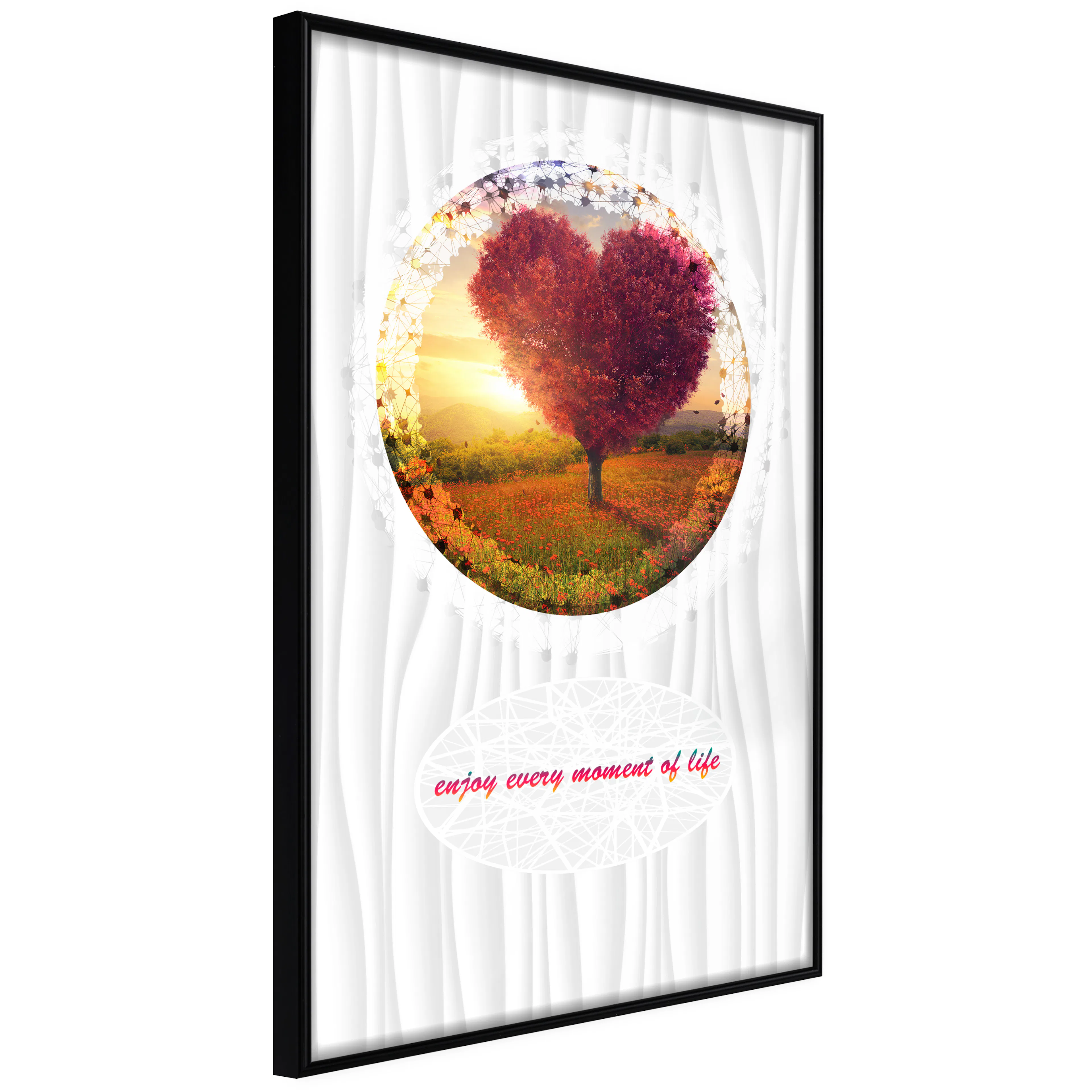 Affisch - Enjoy Every Moment of Life [Poster] 20x30 Svart ram, 20x30 cm