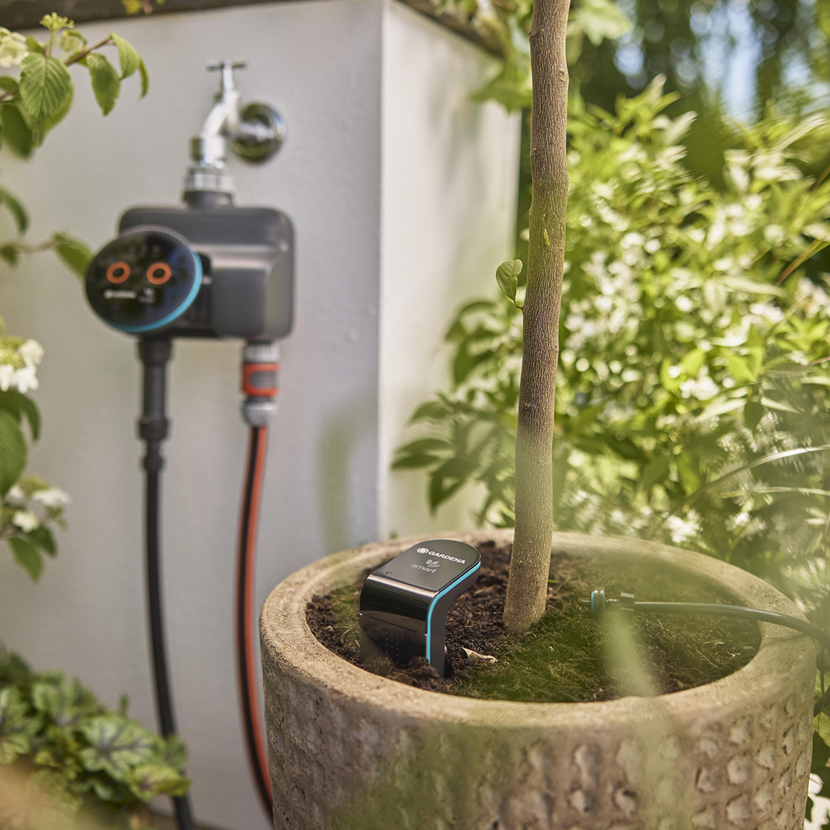 Robotgräsklippare Gardena Smart Sileno Sense 600 Bevattningspaket
