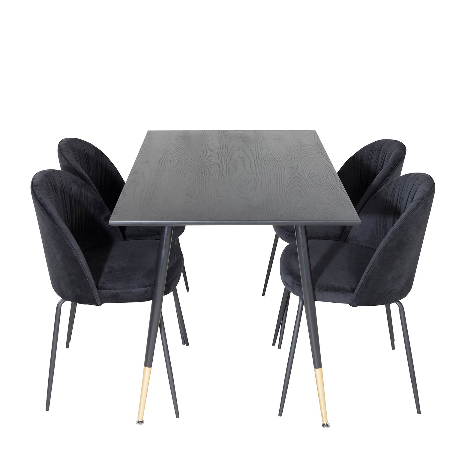 Matgrupp Venture Home Dipp med 4 Wrinkles Stolar