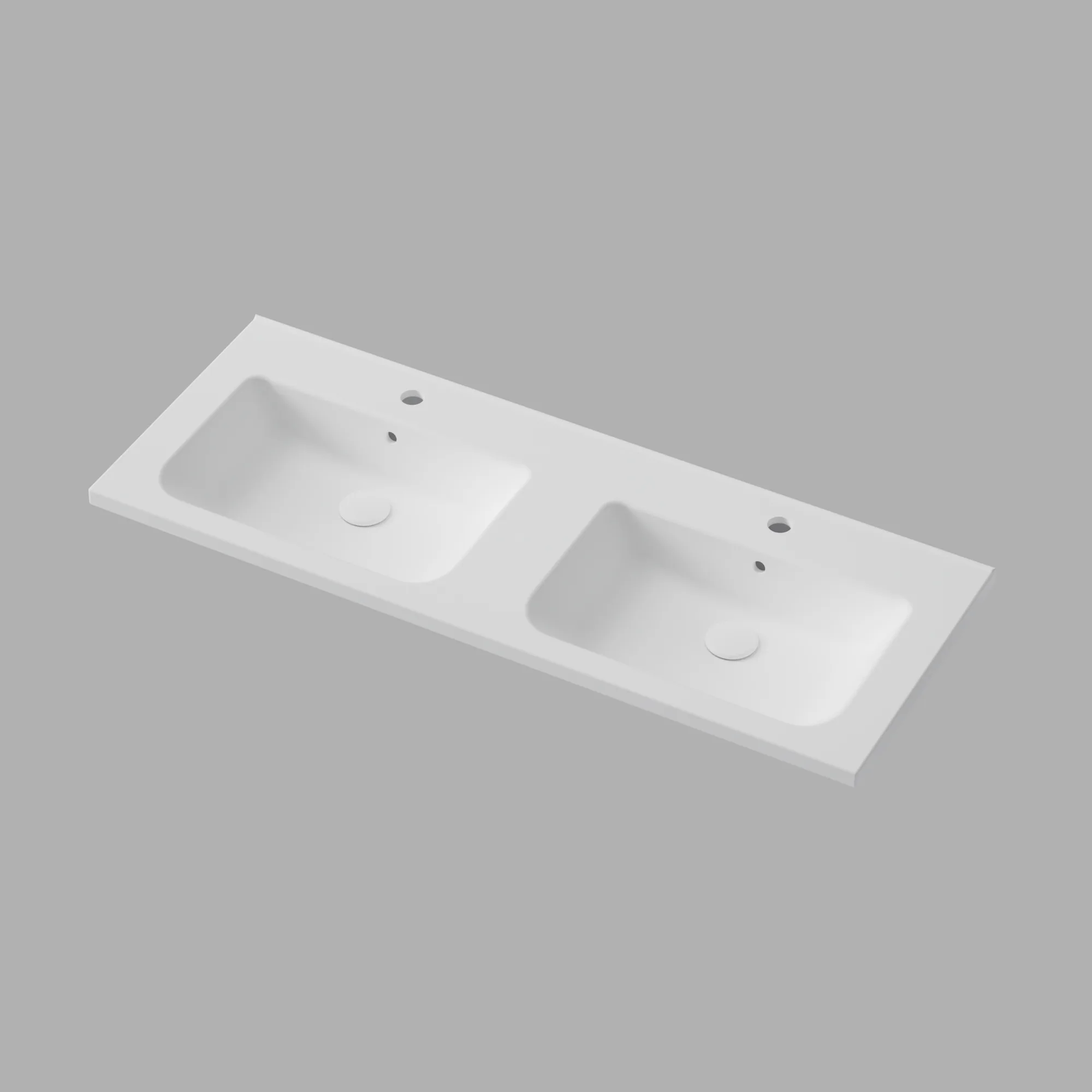Tvättställ Shape 120 D, Glossy White, Porslin 1220