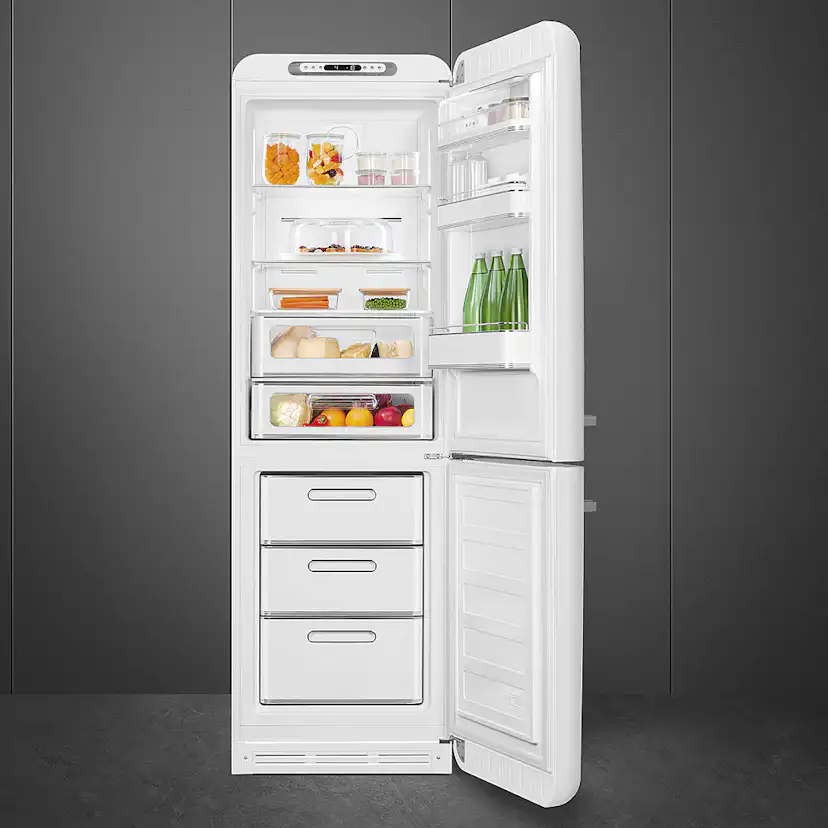 Kombinerad Kyl/frys Smeg FAB32/2025 Högerhängd Vit i 50´s Style