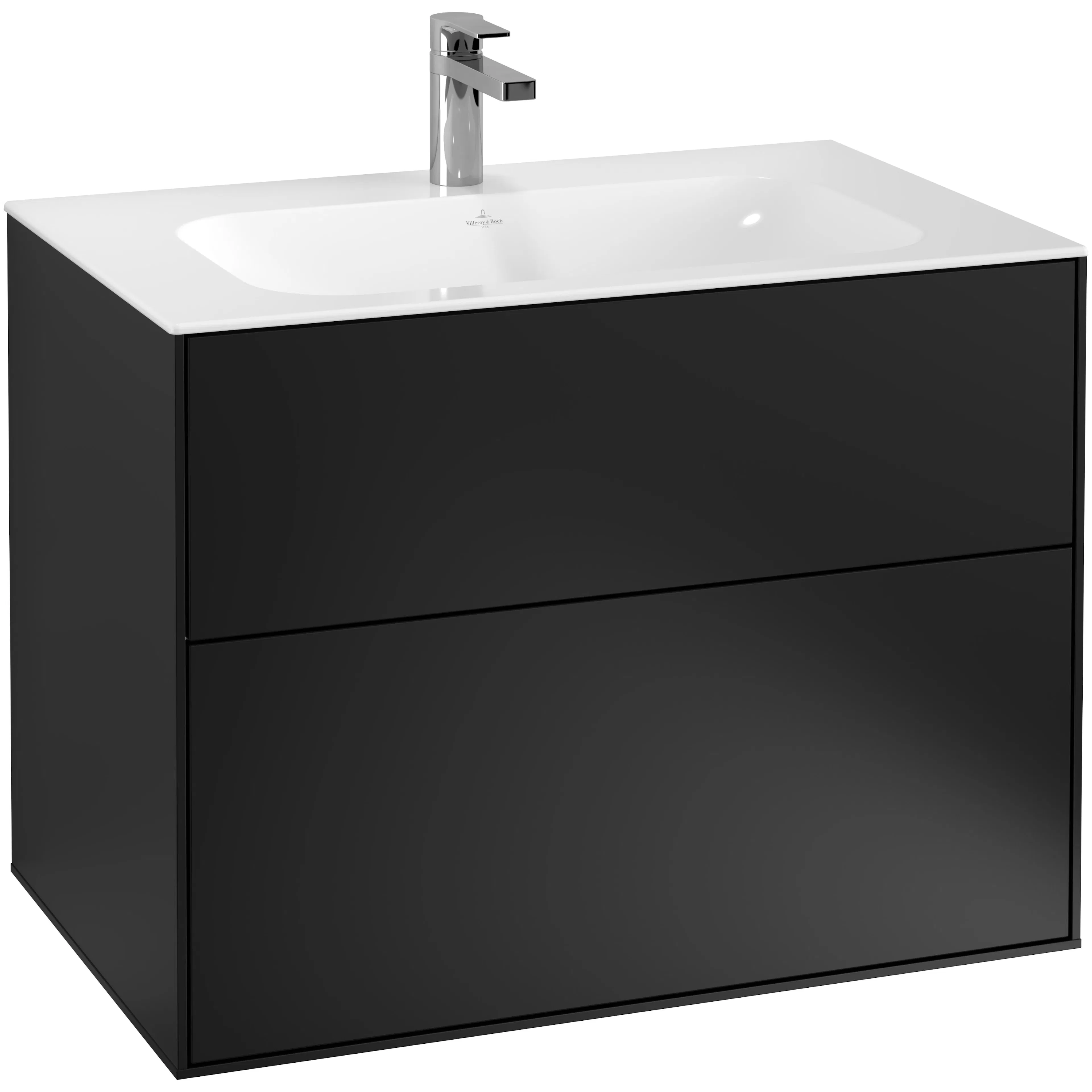 Tvättställsskåp Villeroy & Boch Finion F01000PD Svart Mattlack, B: 796 mm