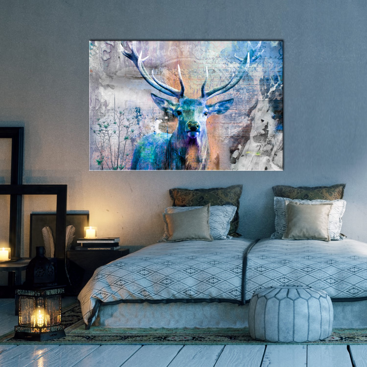Tavla Arkiio Blue Deer