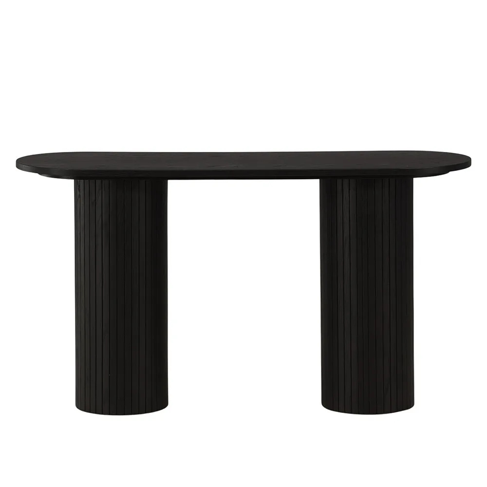 Bianca Console Table - Black / Black Veneer Svart