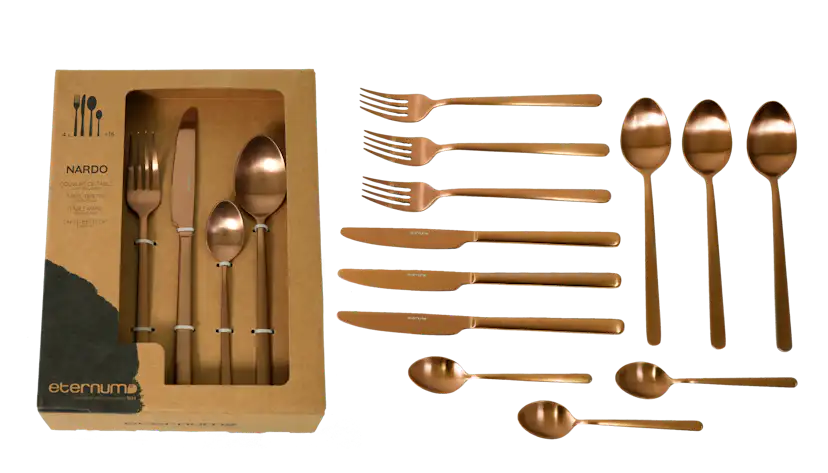 Bestickset Eternum Nardo Koppar 16 Delar