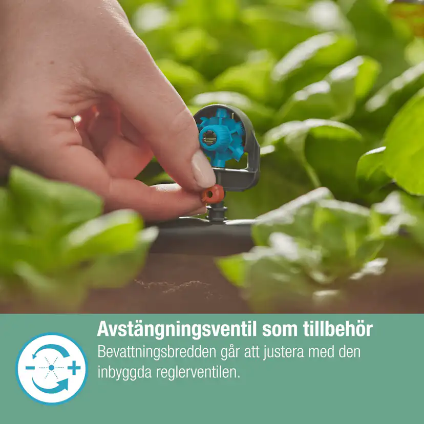 Sprutmunstycke Gardena Micro-Drip 6 i 1 Ytspridare