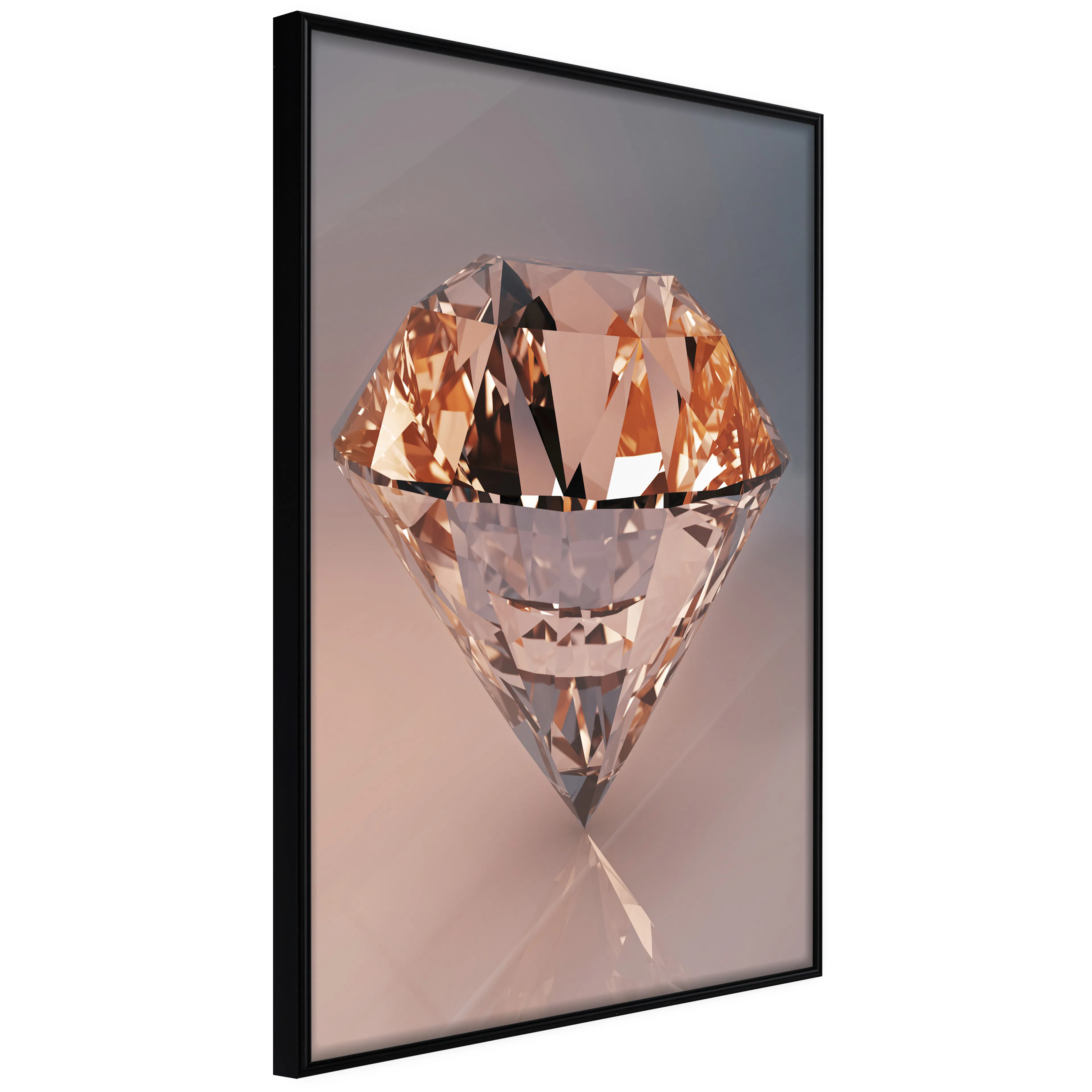 Affisch - Costly Diamond [Poster] 30x45 Svart ram, 30x45 cm