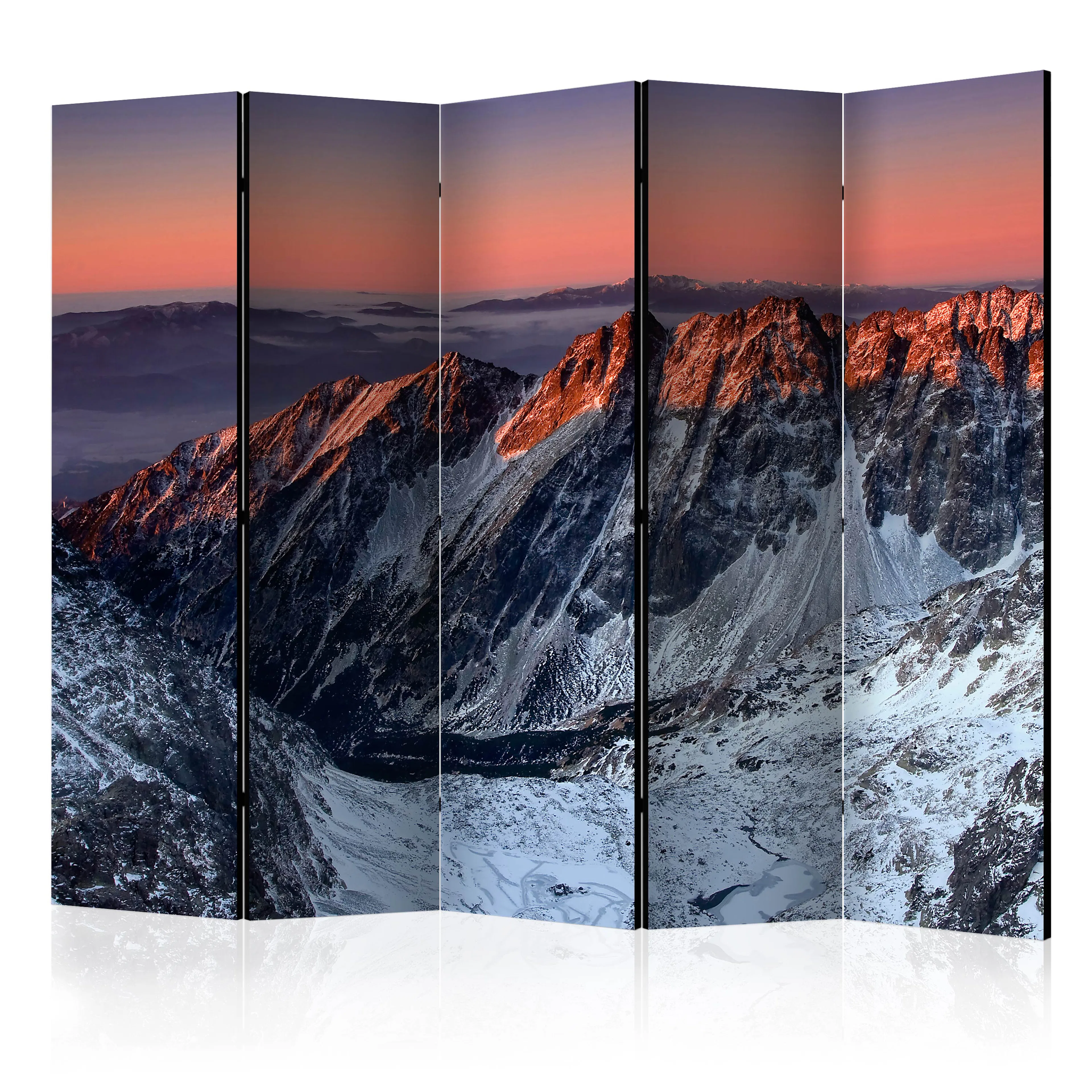 Rumsavdelare Skärmvägg Arkiio Beautiful Sunrise In The Rocky Mountains II 225x172 cm