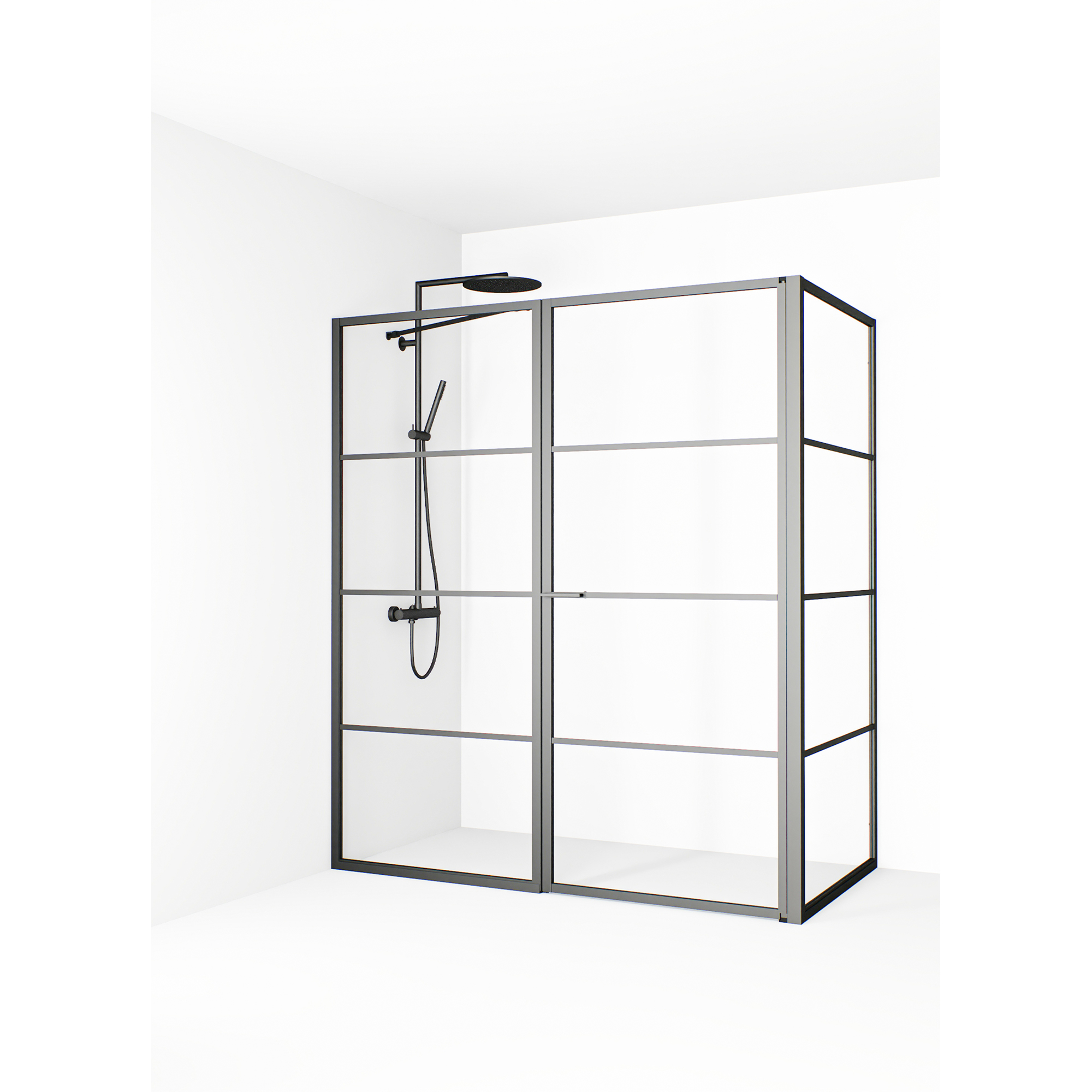 Empire L Med Spröjs Gun metal 76x85x88(1745-1775) Storlek: 760x850x880 mm