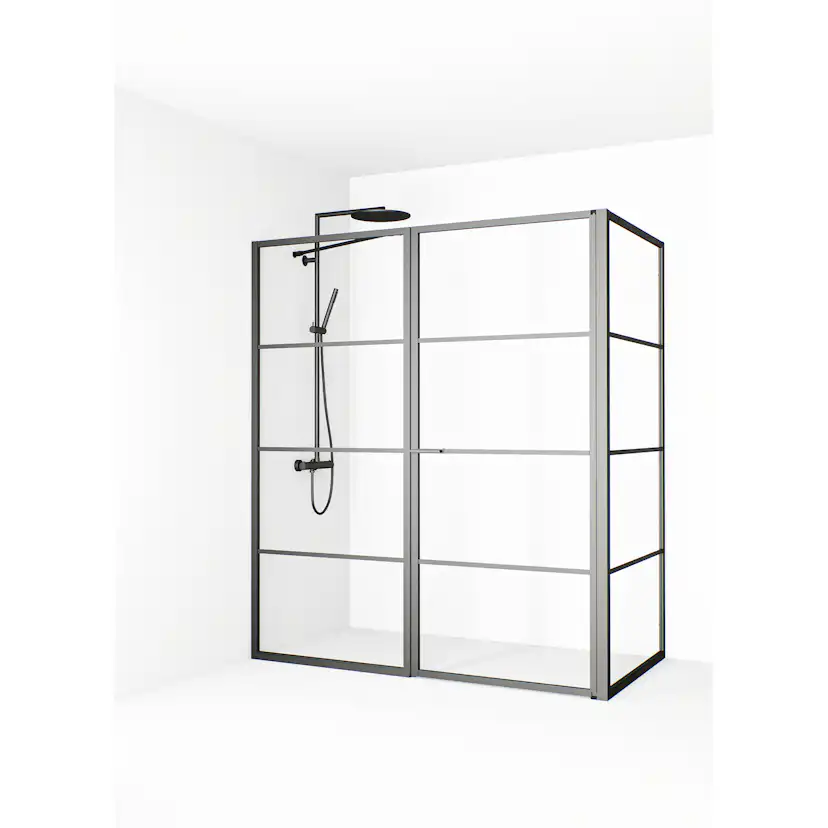Empire L Med Spröjs Gun metal 76x85x88(1745-1775) Storlek: 760x850x880 mm