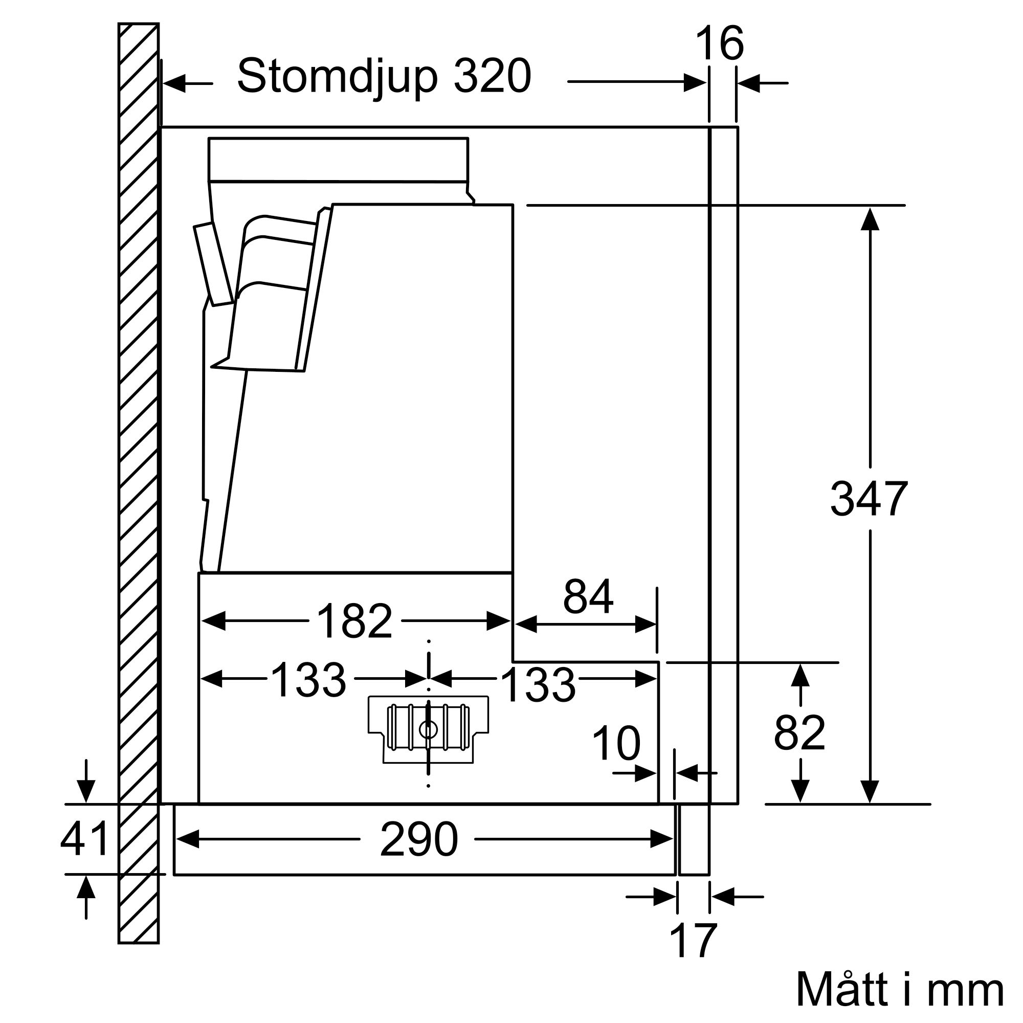 Underbyggnadsfläkt Siemens LI67RB531 iQ300 Rostfritt Stål