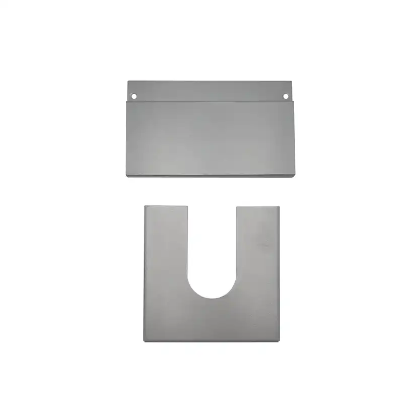 Täcklockskit topp/ botten pearl grey Grå