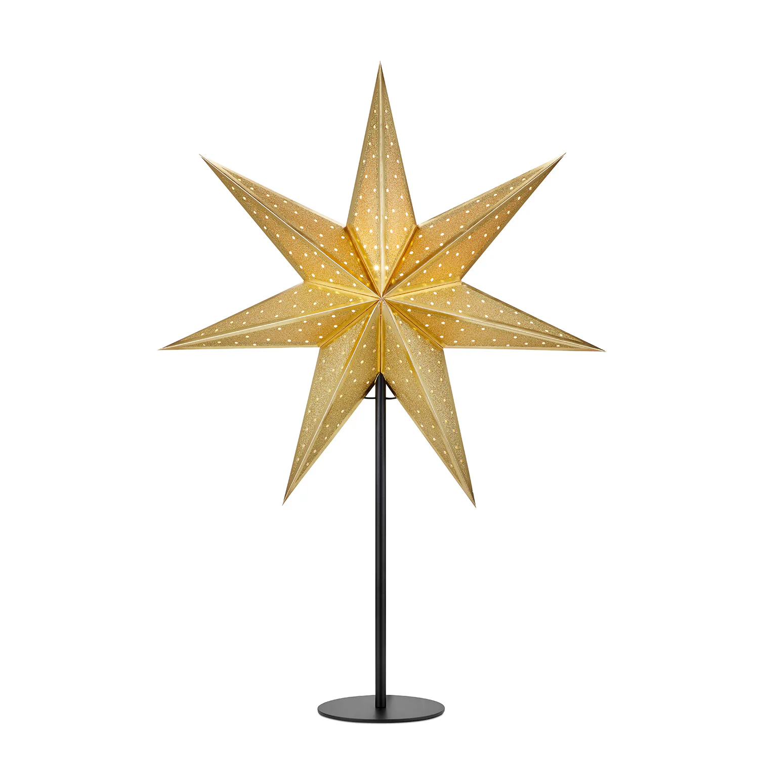 Adventsstjärna Markslöjd Glitter 45 cm