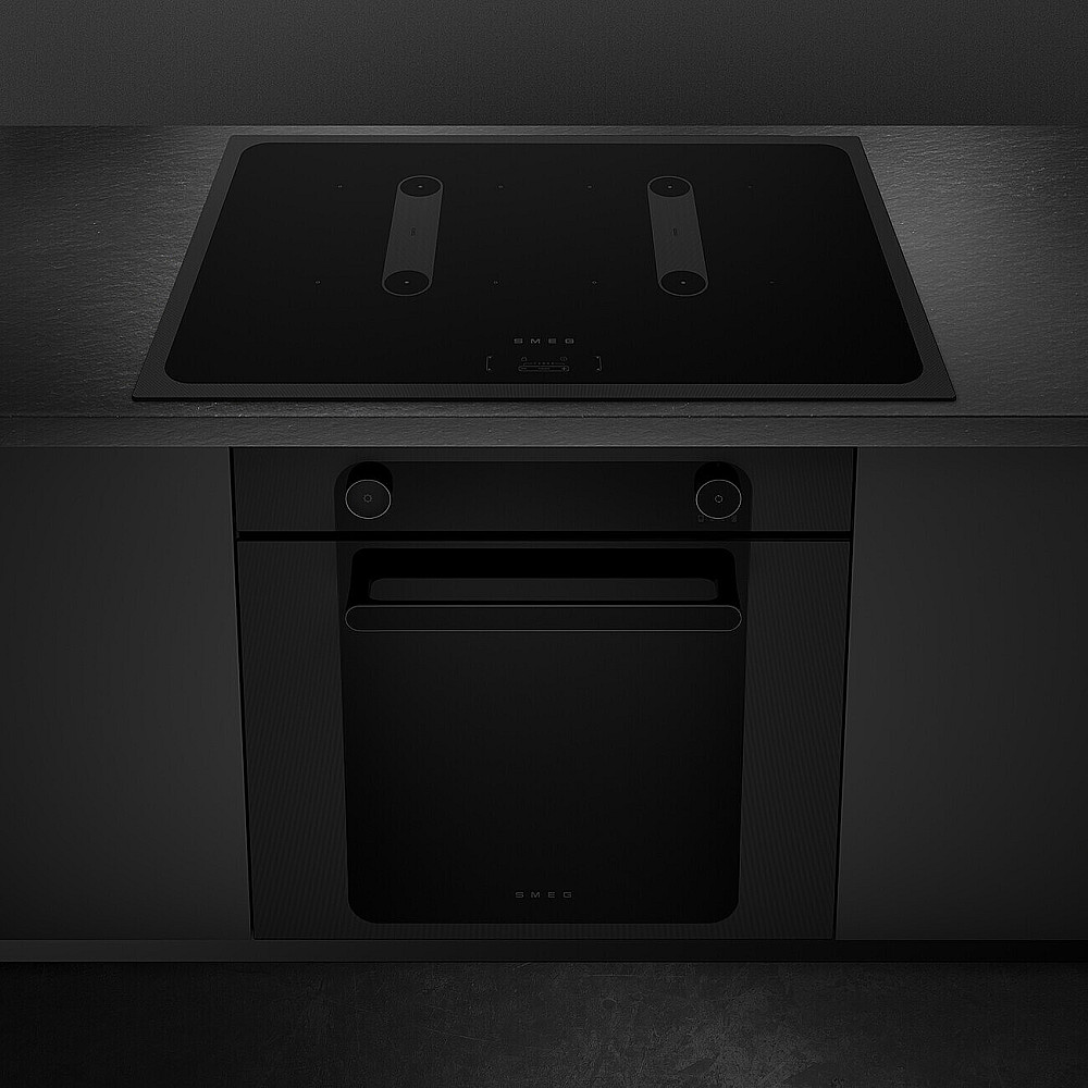 Kombiugn Smeg SOP6201S2B med Ångfunktion Svart 60 cm